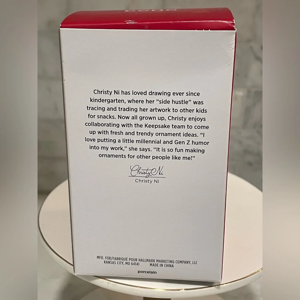 Hallmark 2023 Keepsake Proud to Be Me Porcelain Christmas Ornament New‎ with Box